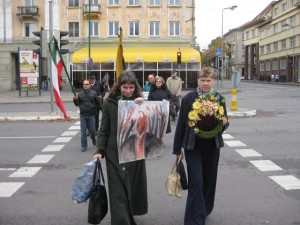 2014-10-16 eisena skirta Mažosios Lietuvos genocido aukų paminėjimui
